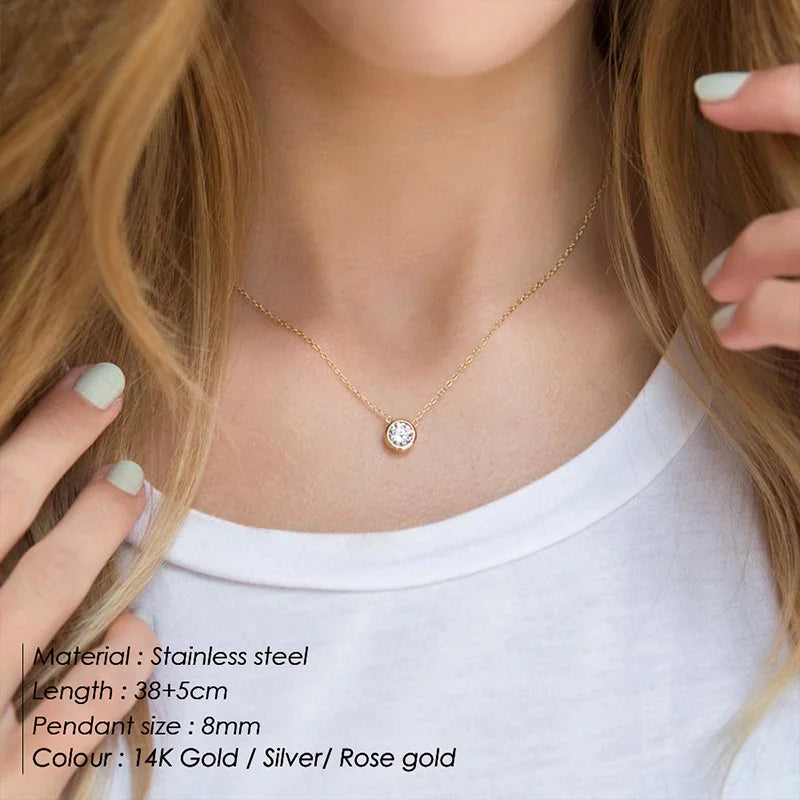 Luxury Stainless Steel Necklace for Women