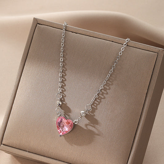Artificial Gemstones Women's Pendant Necklace