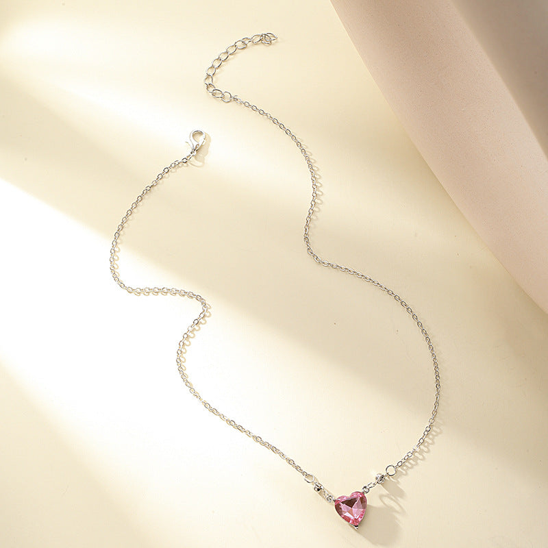 Artificial Gemstones Women's Pendant Necklace
