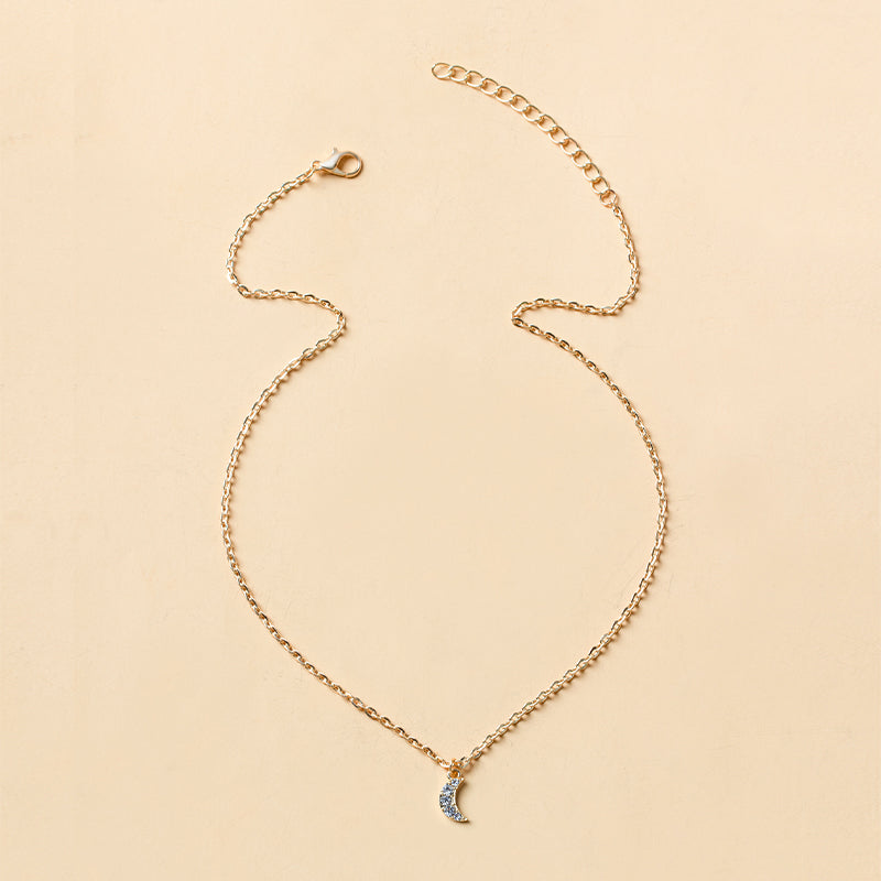 rhinestone pendant necklace